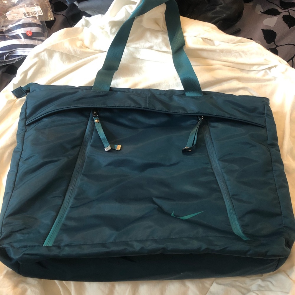 Teal Nike gym bag/tote